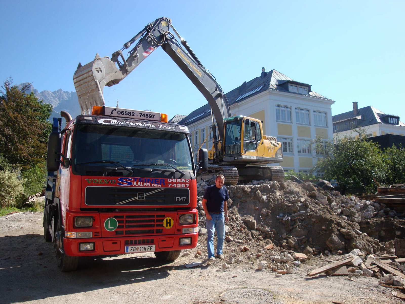 Kran arbeiten von Steiner Herfried